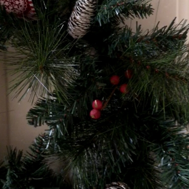 Kalėdinis eglės vainikas, 60 cm.